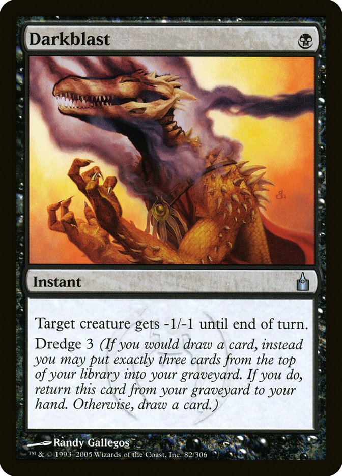Darkblast [Ravnica: City of Guilds] Magic: The Gathering