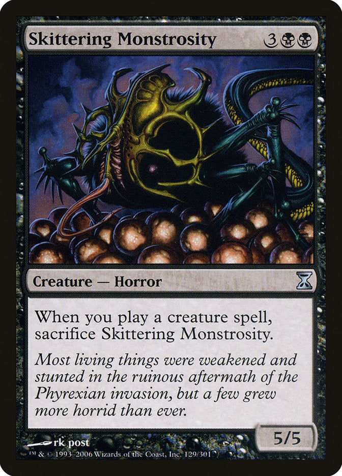 Skittering Monstrosity [Time Spiral] Magic: The Gathering