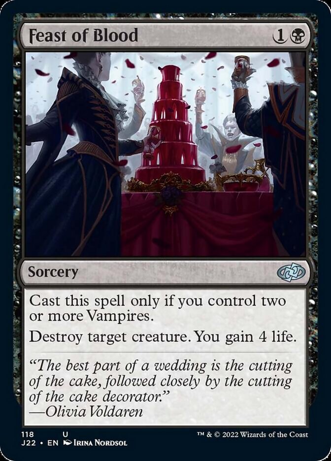 Feast of Blood [Jumpstart 2022] Magic: The Gathering