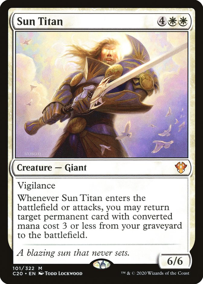 Sun Titan [Commander 2020] Magic: The Gathering