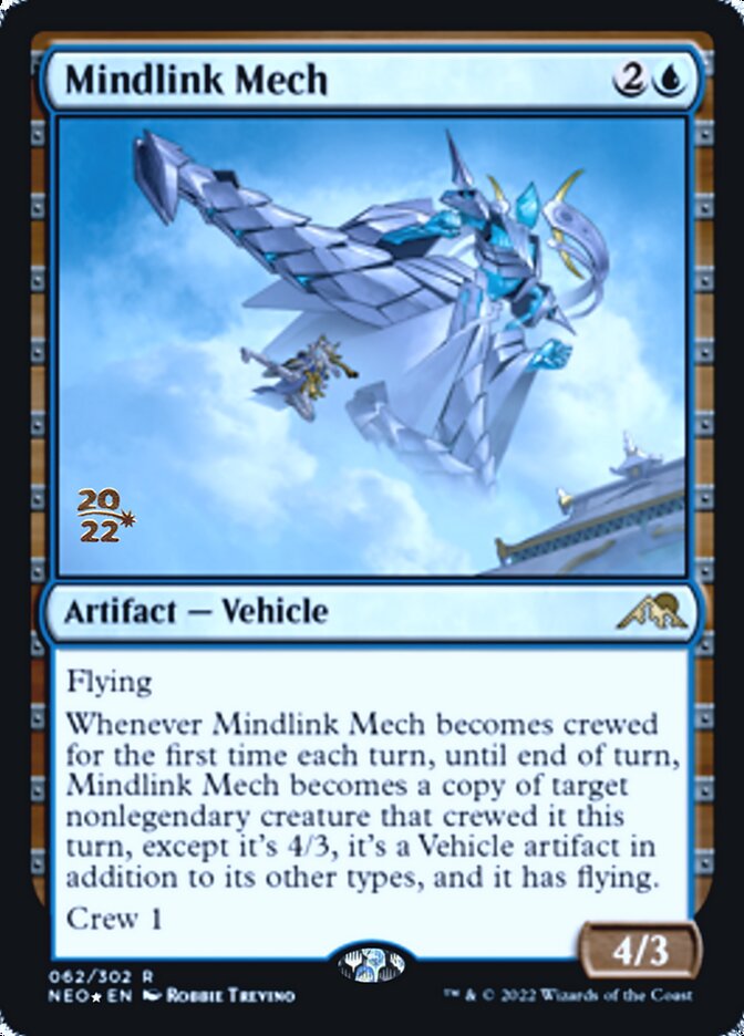 Mindlink Mech [Kamigawa: Neon Dynasty Prerelease Promos] Magic: The Gathering