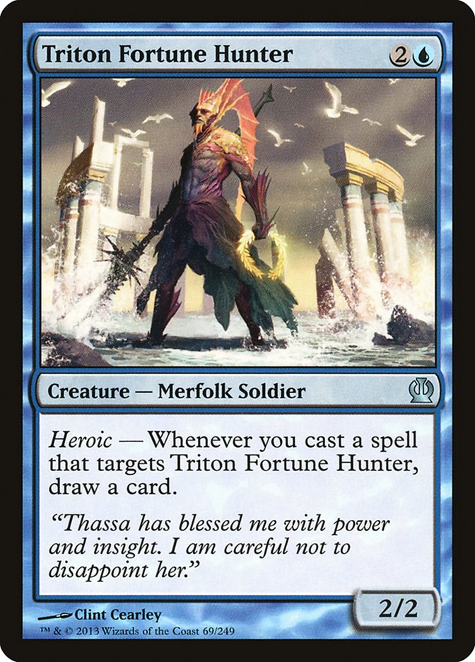 Triton Fortune Hunter [Theros] Magic: The Gathering