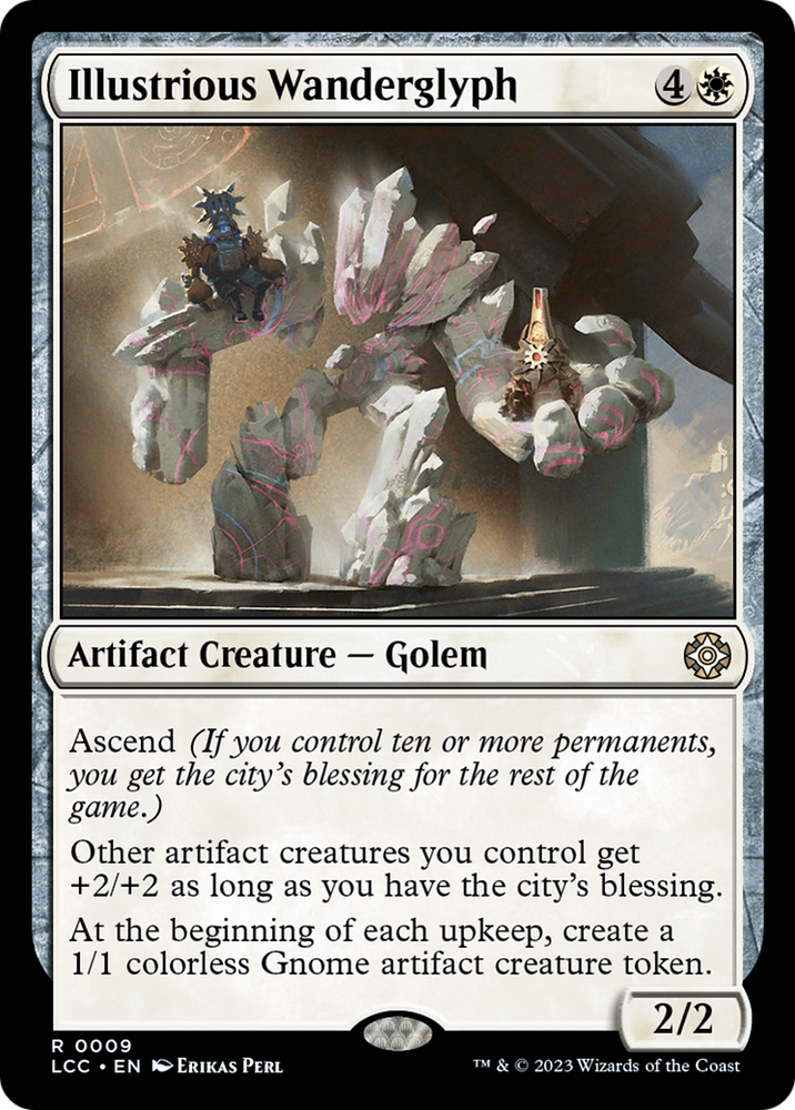 Illustrious Wanderglyph [The Lost Caverns of Ixalan Commander] Magic: The Gathering