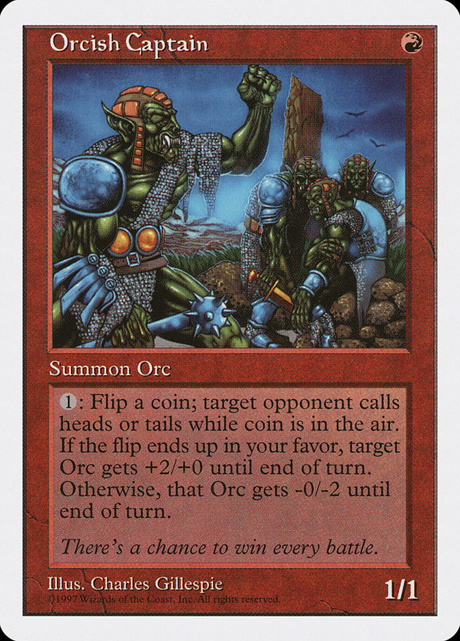 Orcish Captain [Fifth Edition] Magic: The Gathering