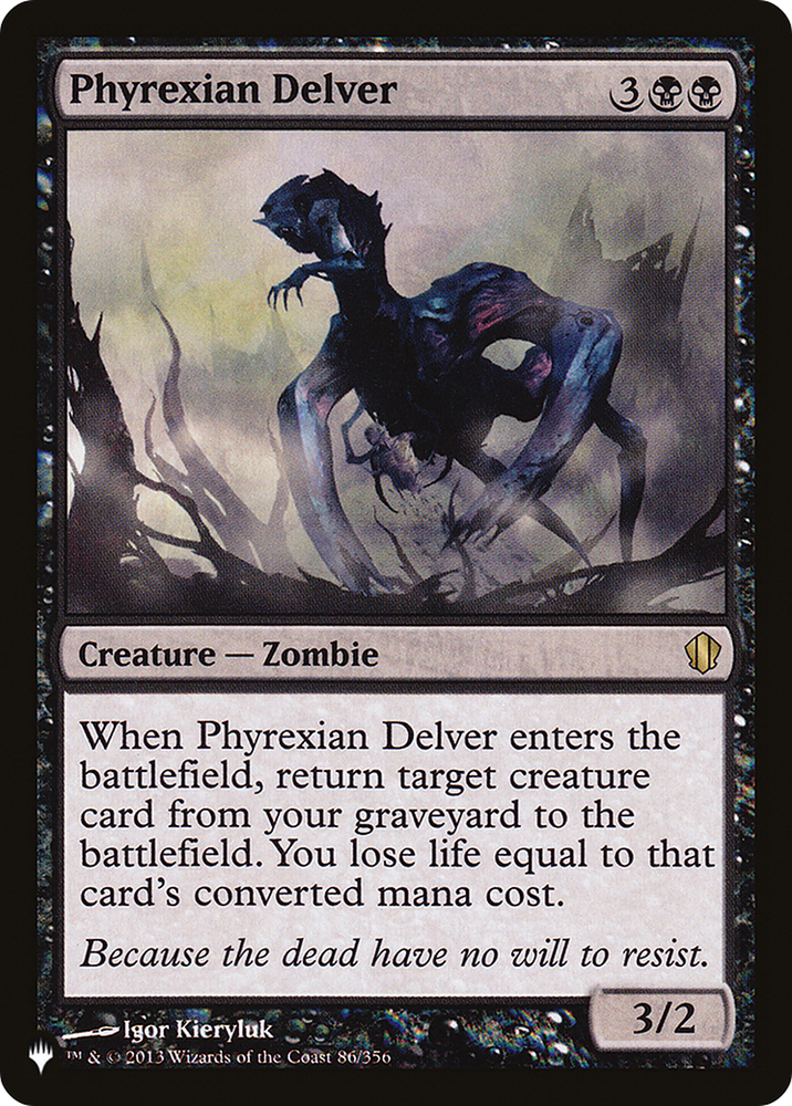 Phyrexian Delver [The List] Magic: The Gathering