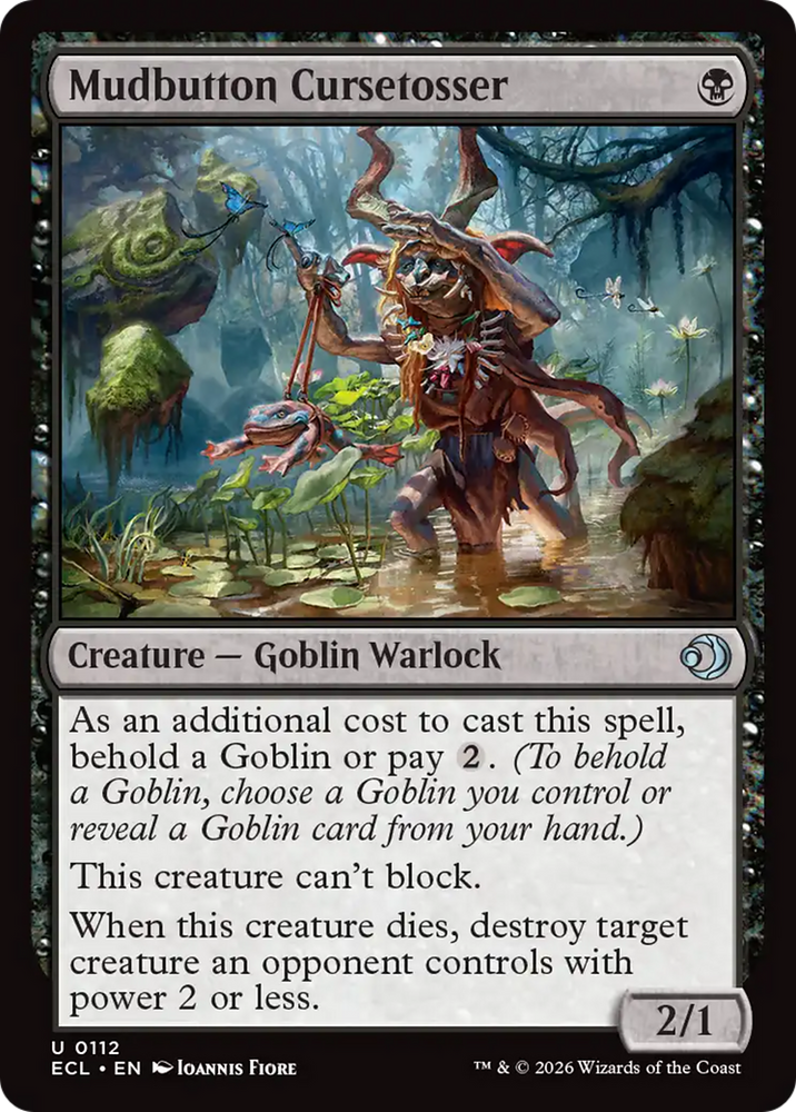 Mudbutton Cursetosser [Lorwyn Eclipsed] Magic: The Gathering