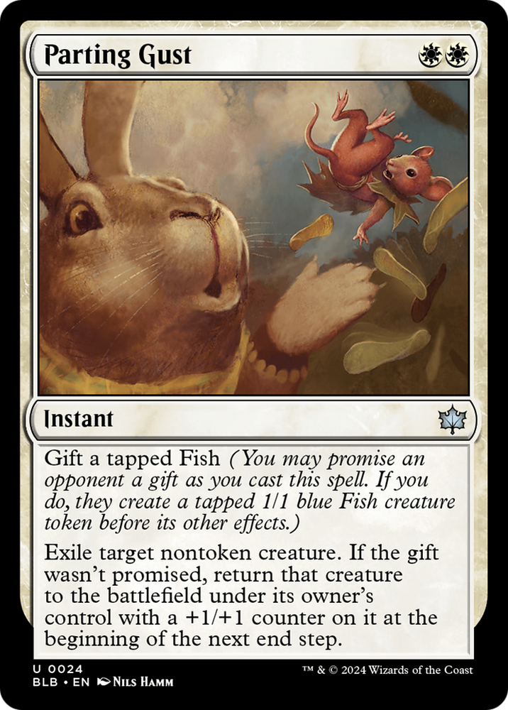 Parting Gust [Bloomburrow] Magic: The Gathering