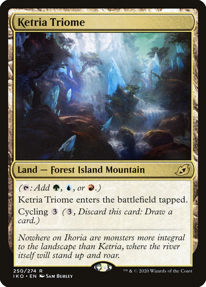 Ketria Triome [Ikoria: Lair of Behemoths] Magic: The Gathering