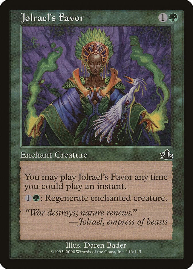 Jolrael's Favor [Prophecy] Magic: The Gathering