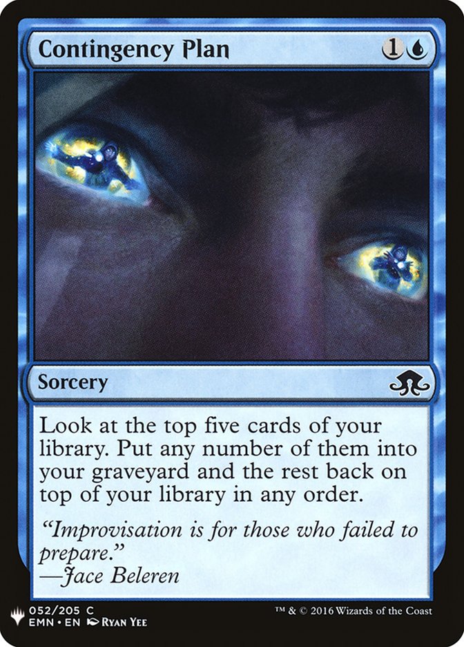 Contingency Plan [Mystery Booster] Magic: The Gathering