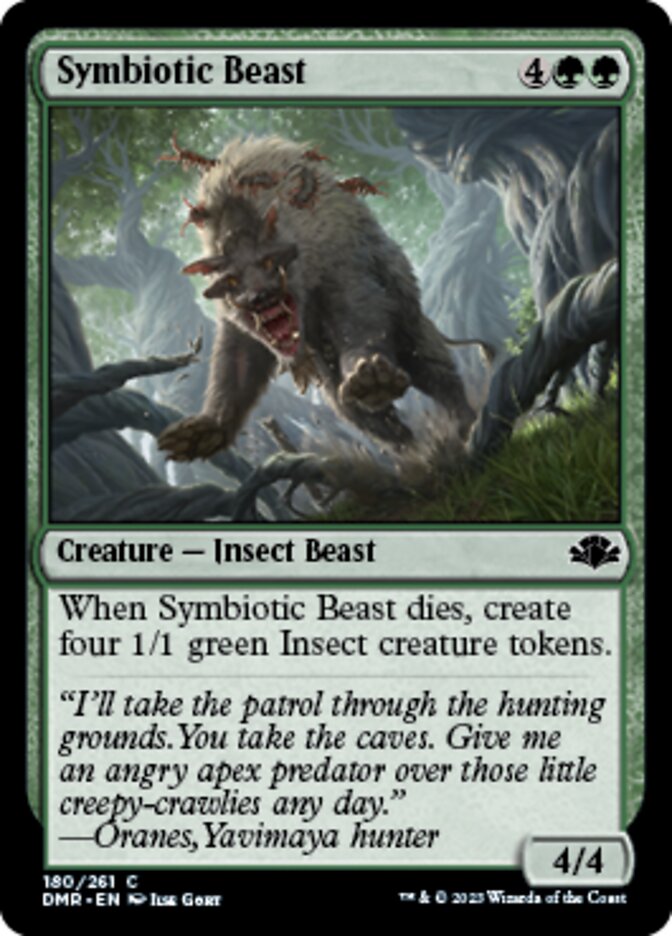 Symbiotic Beast [Dominaria Remastered] Magic: The Gathering