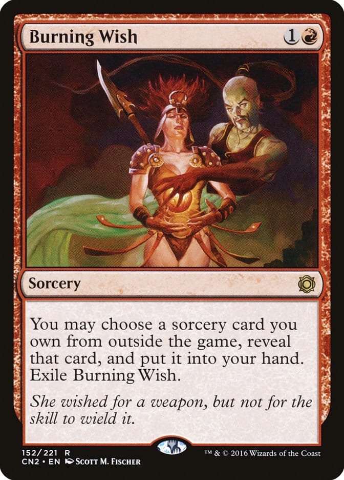 Burning Wish [Conspiracy: Take the Crown] Magic: The Gathering
