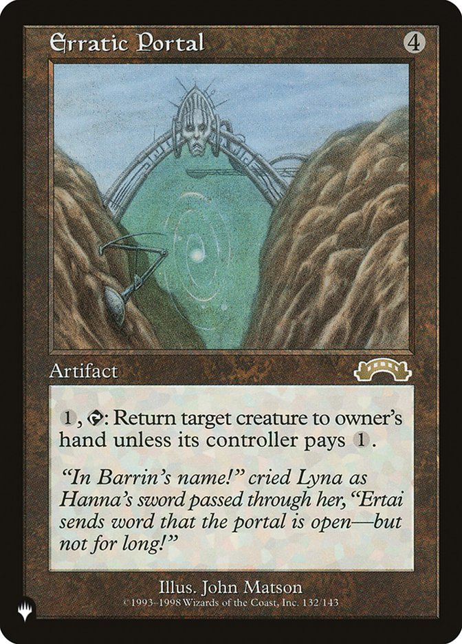 Erratic Portal [The List] Magic: The Gathering