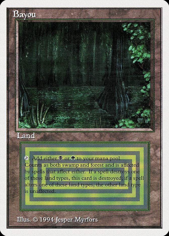 Bayou [Summer Magic / Edgar] Magic: The Gathering