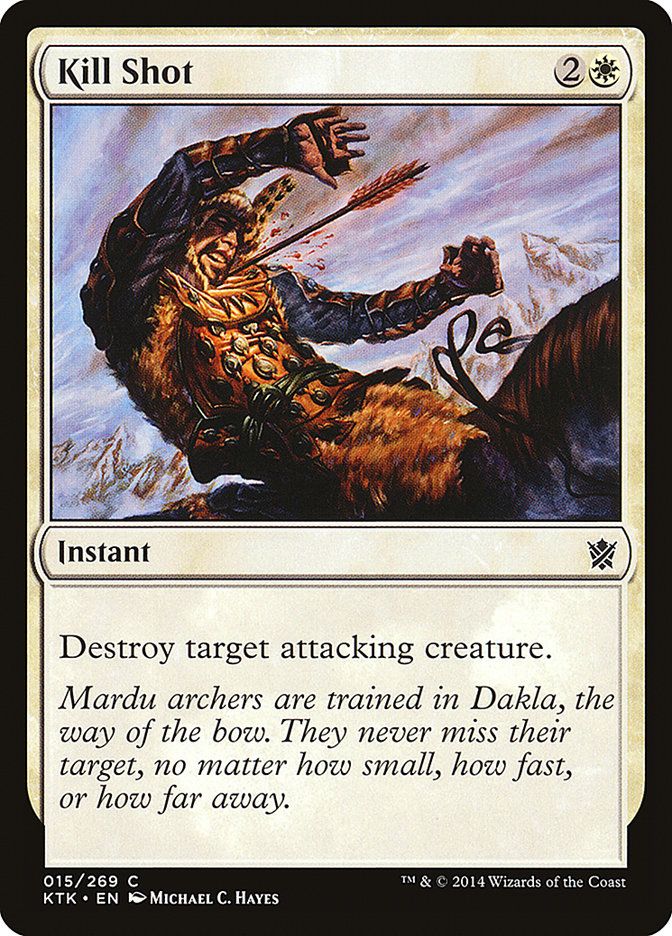 Kill Shot [Khans of Tarkir] Magic: The Gathering