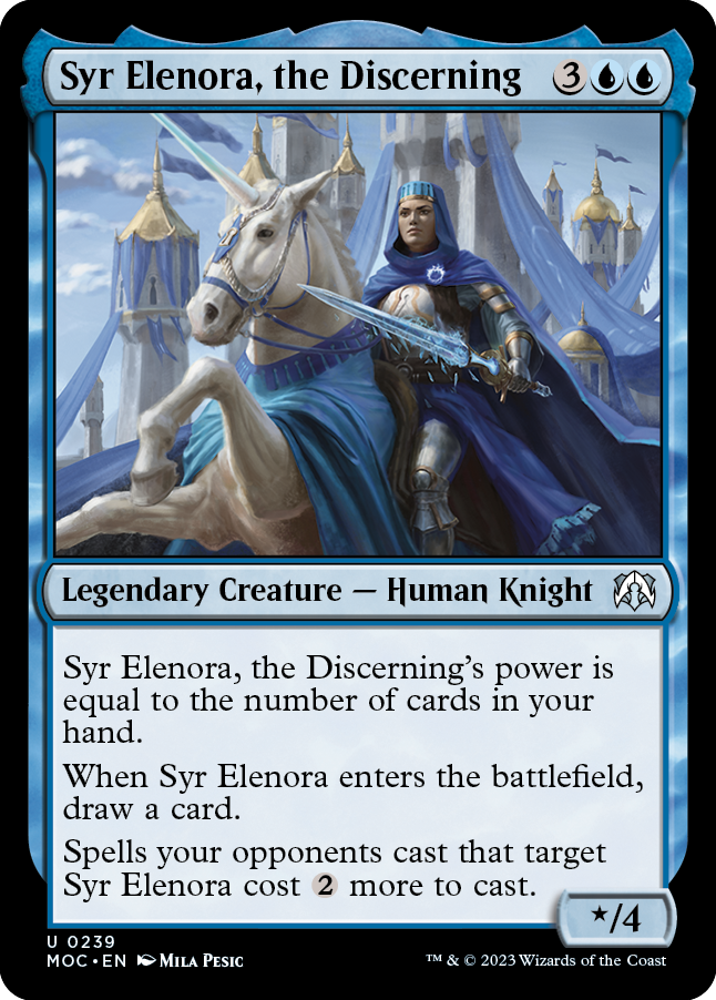 Syr Elenora, the Discerning [March of the Machine Commander] Magic: The Gathering