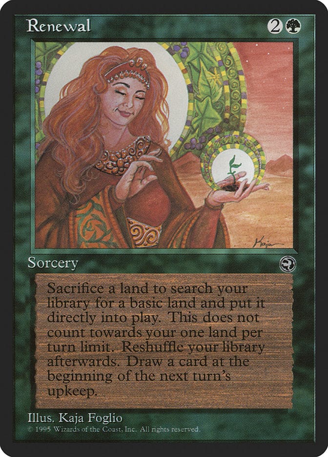 Renewal [Homelands] Magic: The Gathering