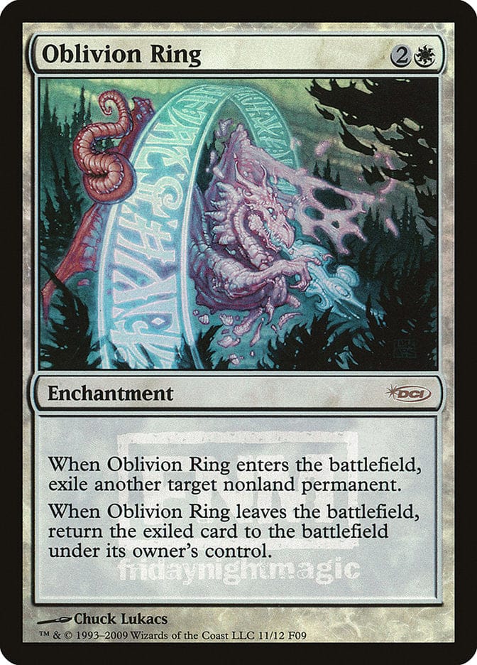 Oblivion Ring [Friday Night Magic 2009] Magic: The Gathering