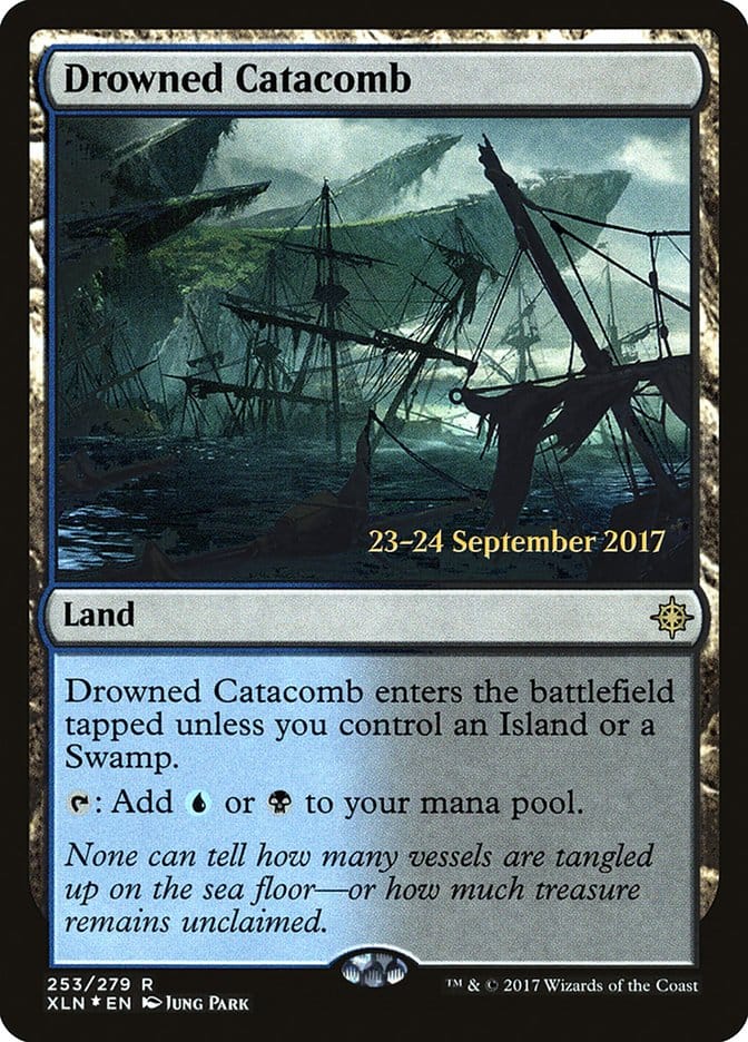 Drowned Catacomb [Ixalan Prerelease Promos] Magic: The Gathering