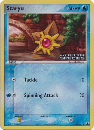 Staryu (84/113) (Stamped) [EX: Delta Species] Pokémon
