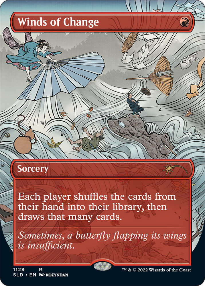 Winds of Change (Borderless) [Secret Lair Drop Series] Magic: The Gathering