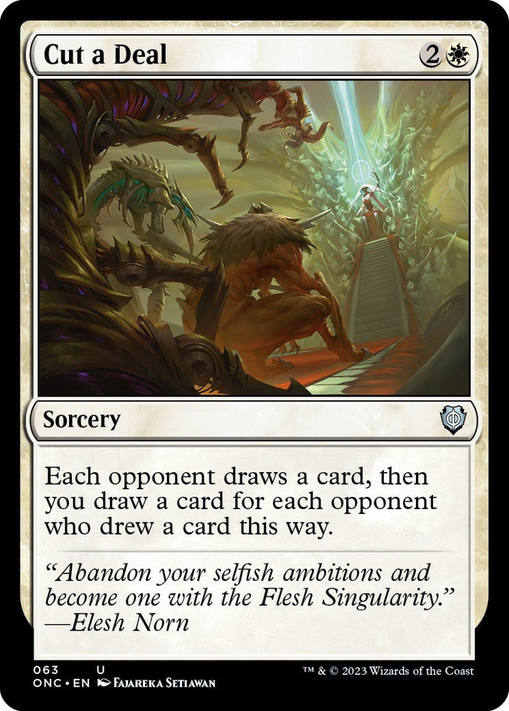 Cut a Deal [Phyrexia: All Will Be One Commander] Magic: The Gathering