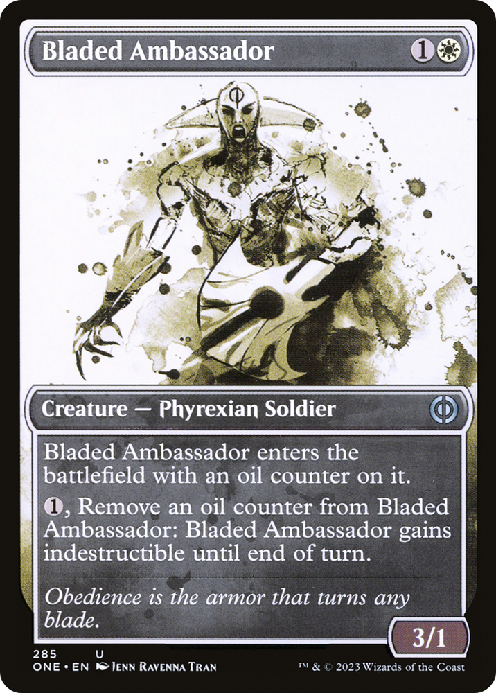 Bladed Ambassador (Showcase Ichor) [Phyrexia: All Will Be One] Magic: The Gathering