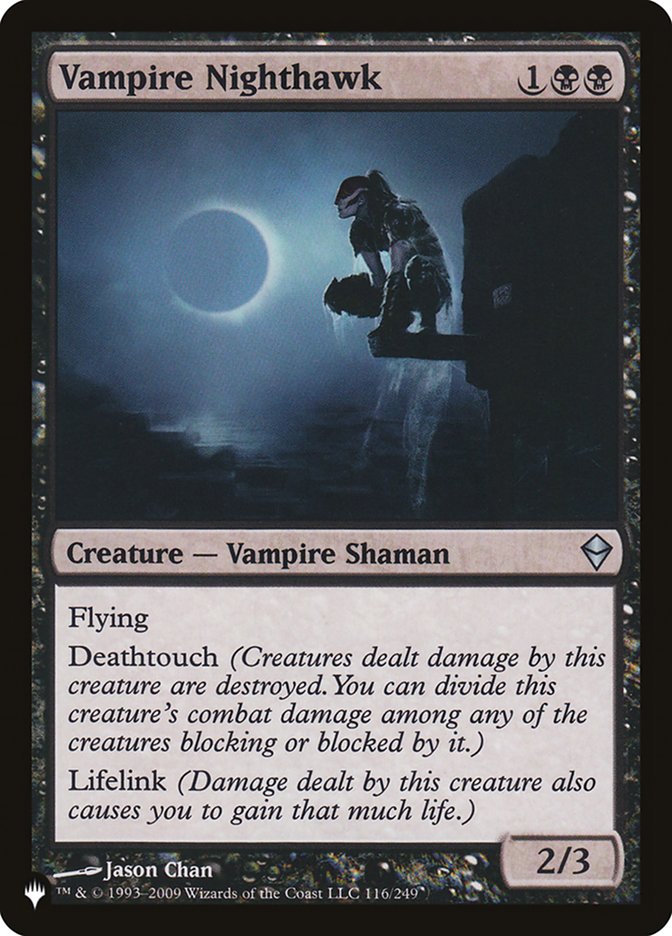 Vampire Nighthawk [The List] Magic: The Gathering