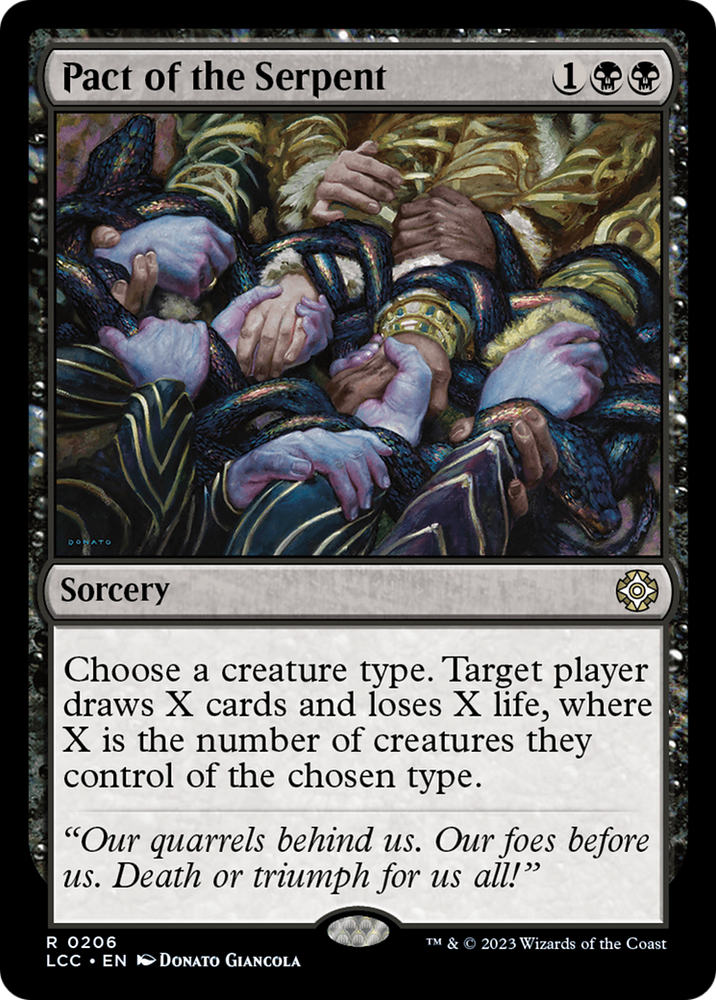 Pact of the Serpent [The Lost Caverns of Ixalan Commander] Magic: The Gathering