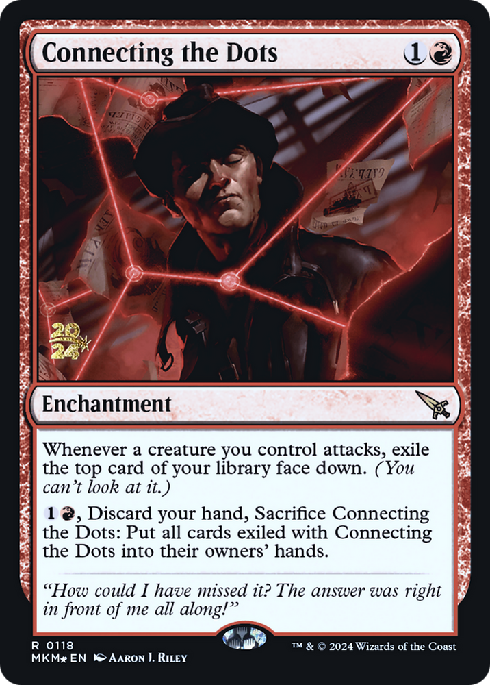 Connecting the Dots [Murders at Karlov Manor Prerelease Promos] Magic: The Gathering