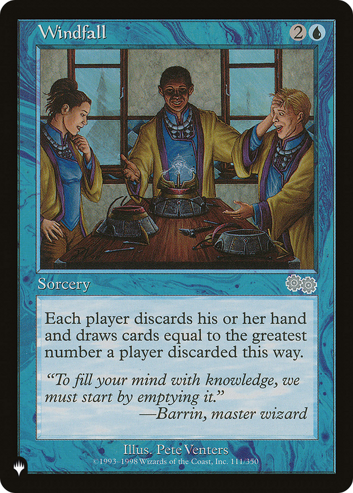 Windfall [The List] Magic: The Gathering