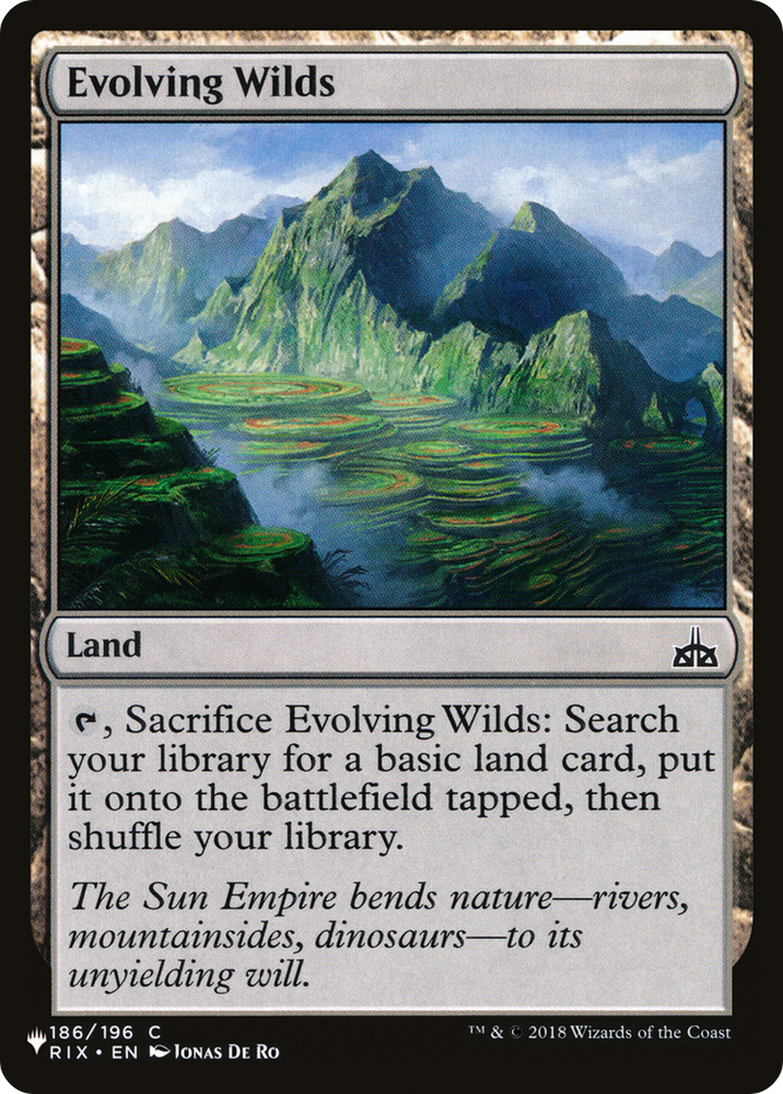 Evolving Wilds [Secret Lair: From Cute to Brute] Magic: The Gathering