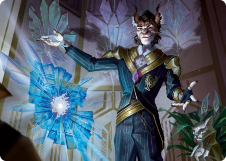 Kros, Defense Contractor Art Card [Streets of New Capenna Art Series] Magic: The Gathering