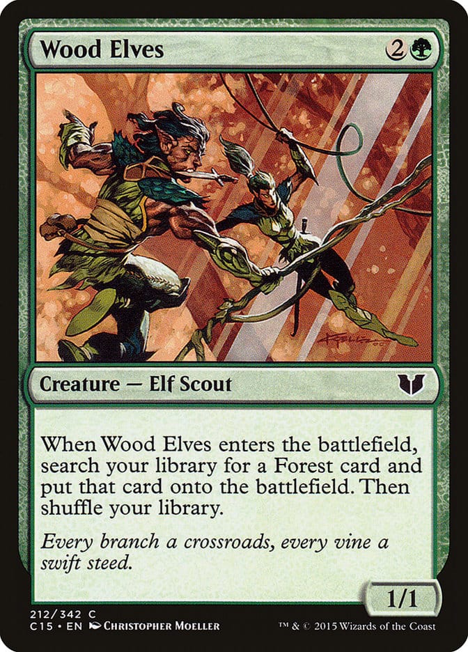 Wood Elves [Commander 2015] Magic: The Gathering