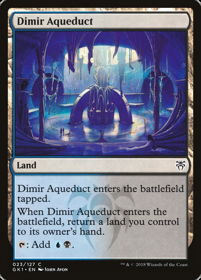 Dimir Aqueduct [Guilds of Ravnica Guild Kit] Magic: The Gathering