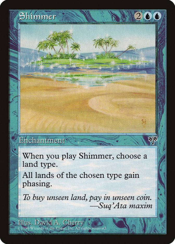 Shimmer [Mirage] Magic: The Gathering