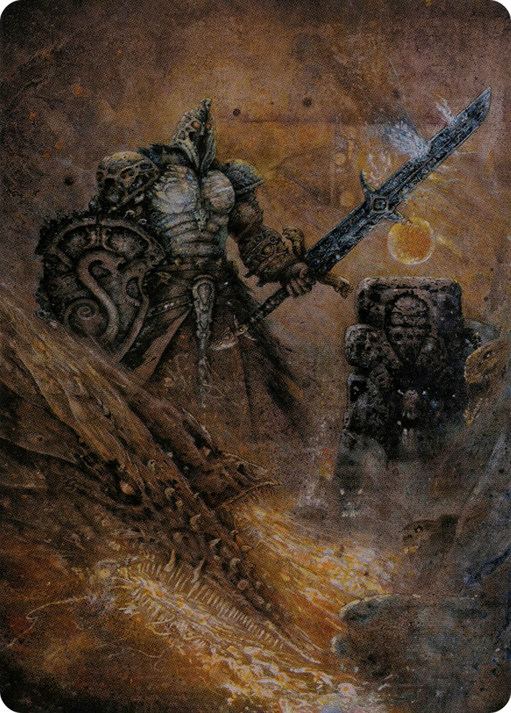 Dakkon, Shadow Slayer Art Card (48) [Modern Horizons 2 Art Series] Magic: The Gathering