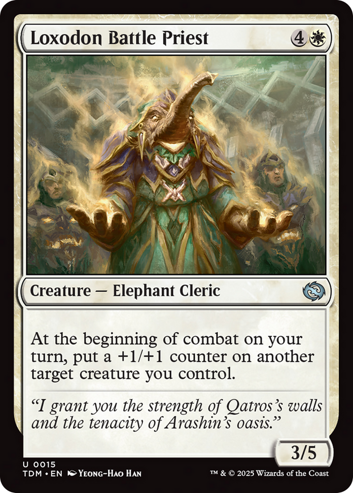 Loxodon Battle Priest [Tarkir: Dragonstorm] Magic: The Gathering