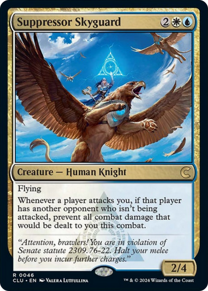 Suppressor Skyguard [Ravnica: Clue Edition] Magic: The Gathering