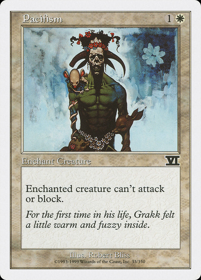 Pacifism [Classic Sixth Edition] Magic: The Gathering