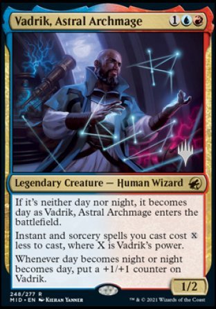 Vadrik, Astral Archmage (Promo Pack) [Innistrad: Midnight Hunt Promos] Magic: The Gathering