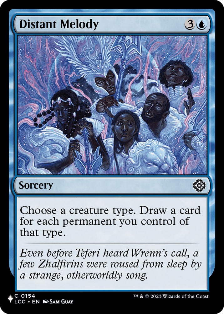 Distant Melody (LCC) [The List] Magic: The Gathering