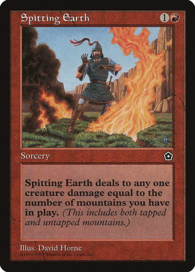 Spitting Earth [Portal Second Age] Magic: The Gathering