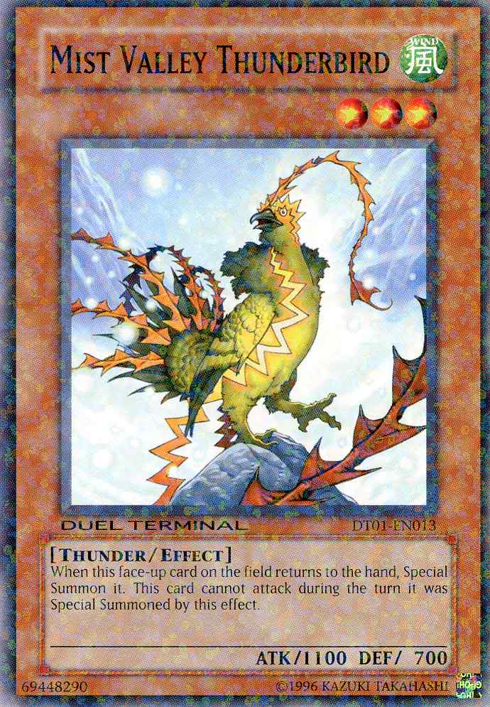 Mist Valley Thunderbird [DT01-EN013] Common Yu-Gi-Oh!