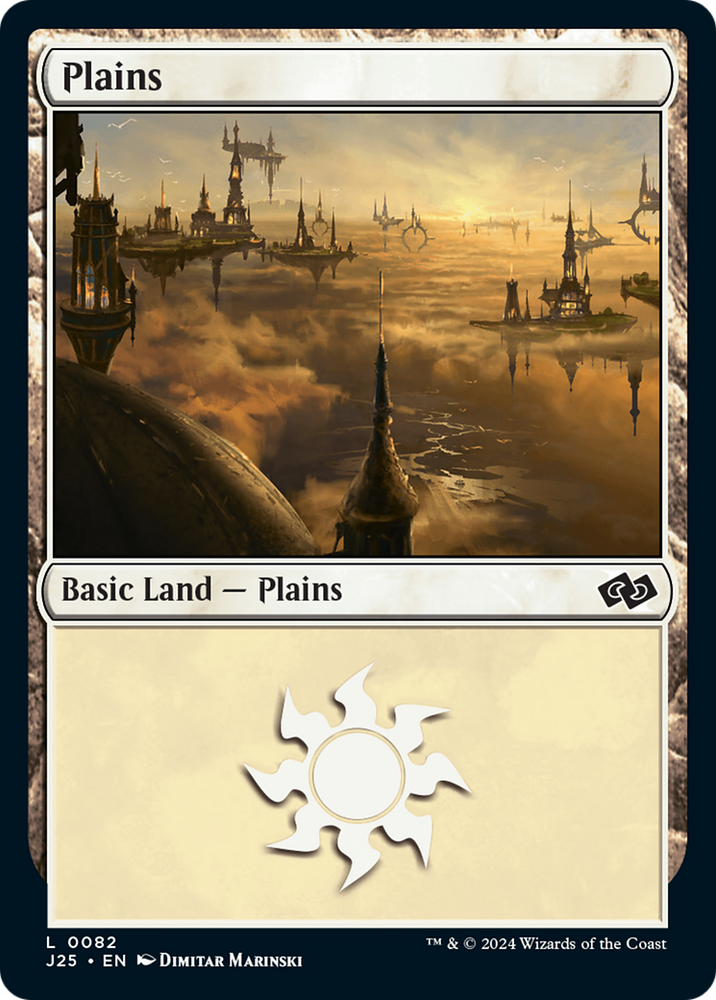 Plains (82) [Foundations Jumpstart] Magic: The Gathering