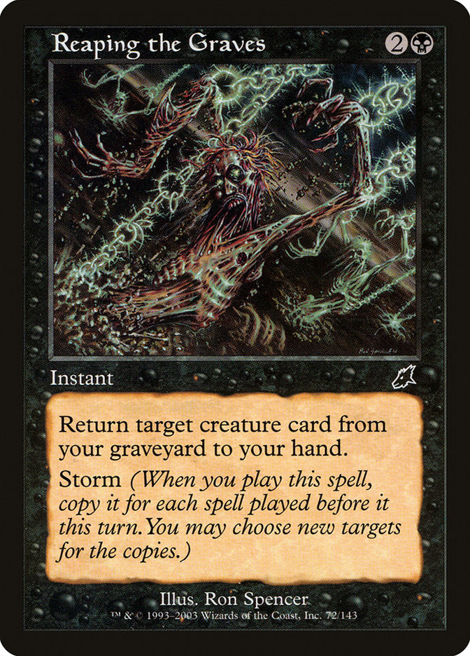 Reaping the Graves [Scourge] Magic: The Gathering