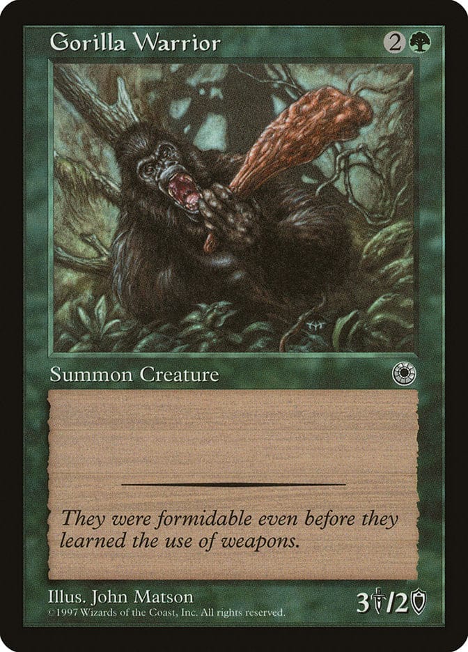 Gorilla Warrior [Portal] Magic: The Gathering