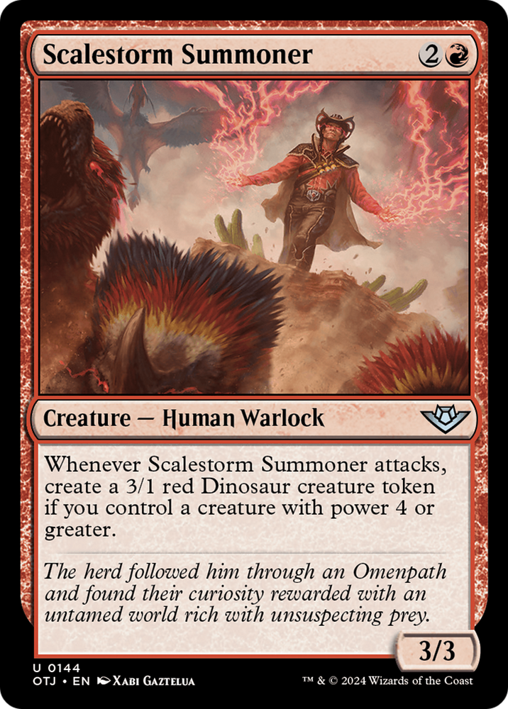 Scalestorm Summoner [Outlaws of Thunder Junction] Magic: The Gathering