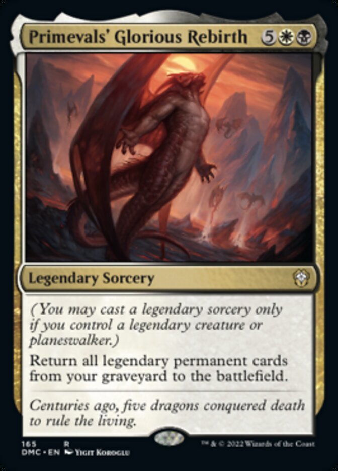 Primevals' Glorious Rebirth [Dominaria United Commander] Magic: The Gathering