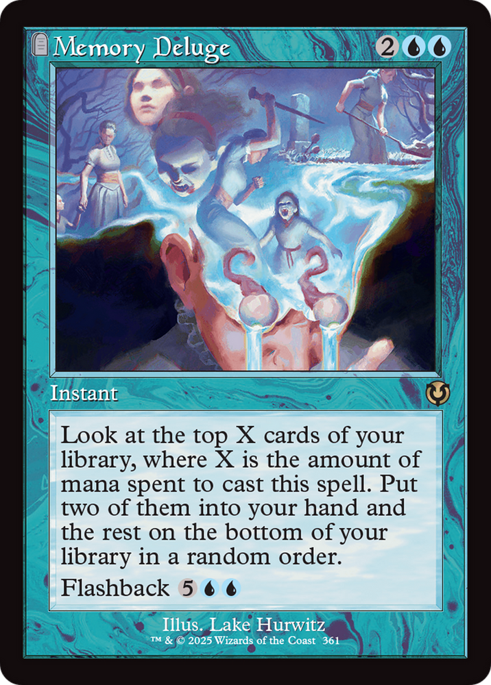 Memory Deluge (Retro Frame) [Innistrad Remastered] Magic: The Gathering